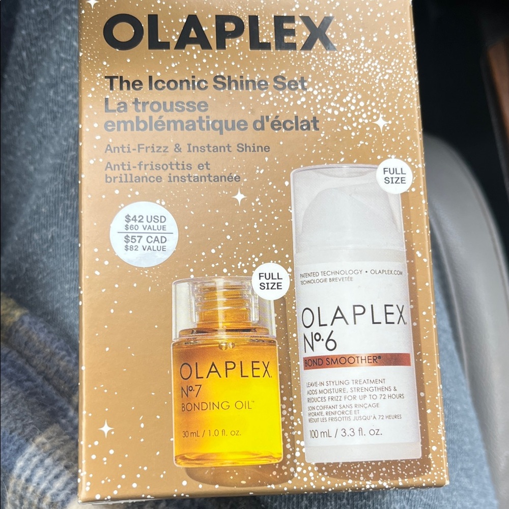 OLAPLEX No.7 Bonding Oil and No.6 Bond Smoother Set